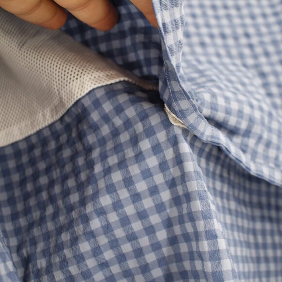 Vineyard Vines Harbor Shirt Mens Small Plaid Performance Vented Button Down fish - Picture 10 of 14